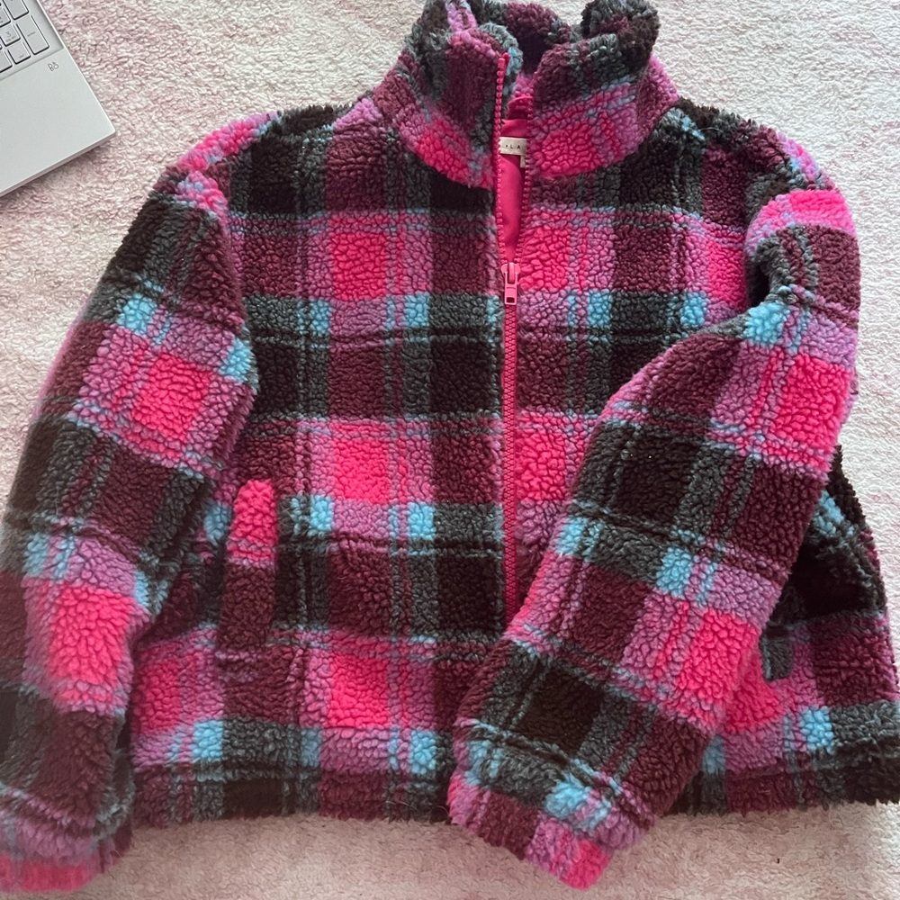 Women’s Jacket plaid in Pink and Brown